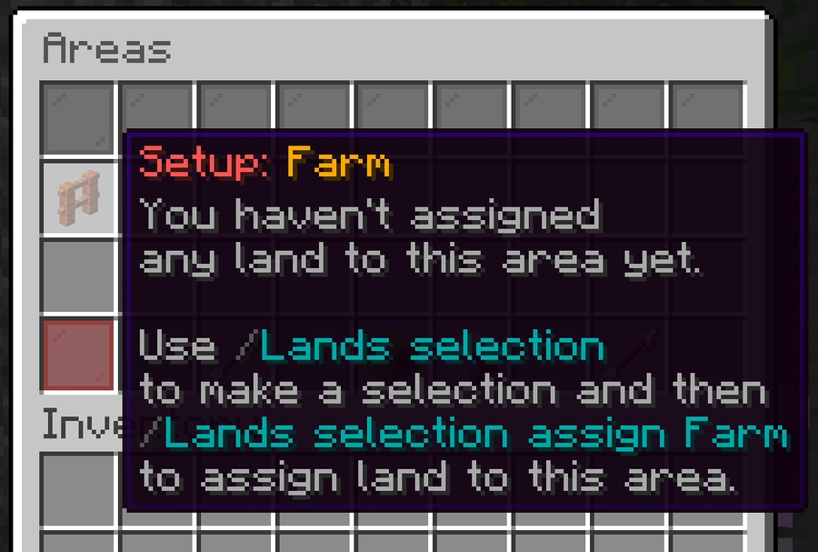 Execute /lands selection and mark the lower and upper corner with left and right click.